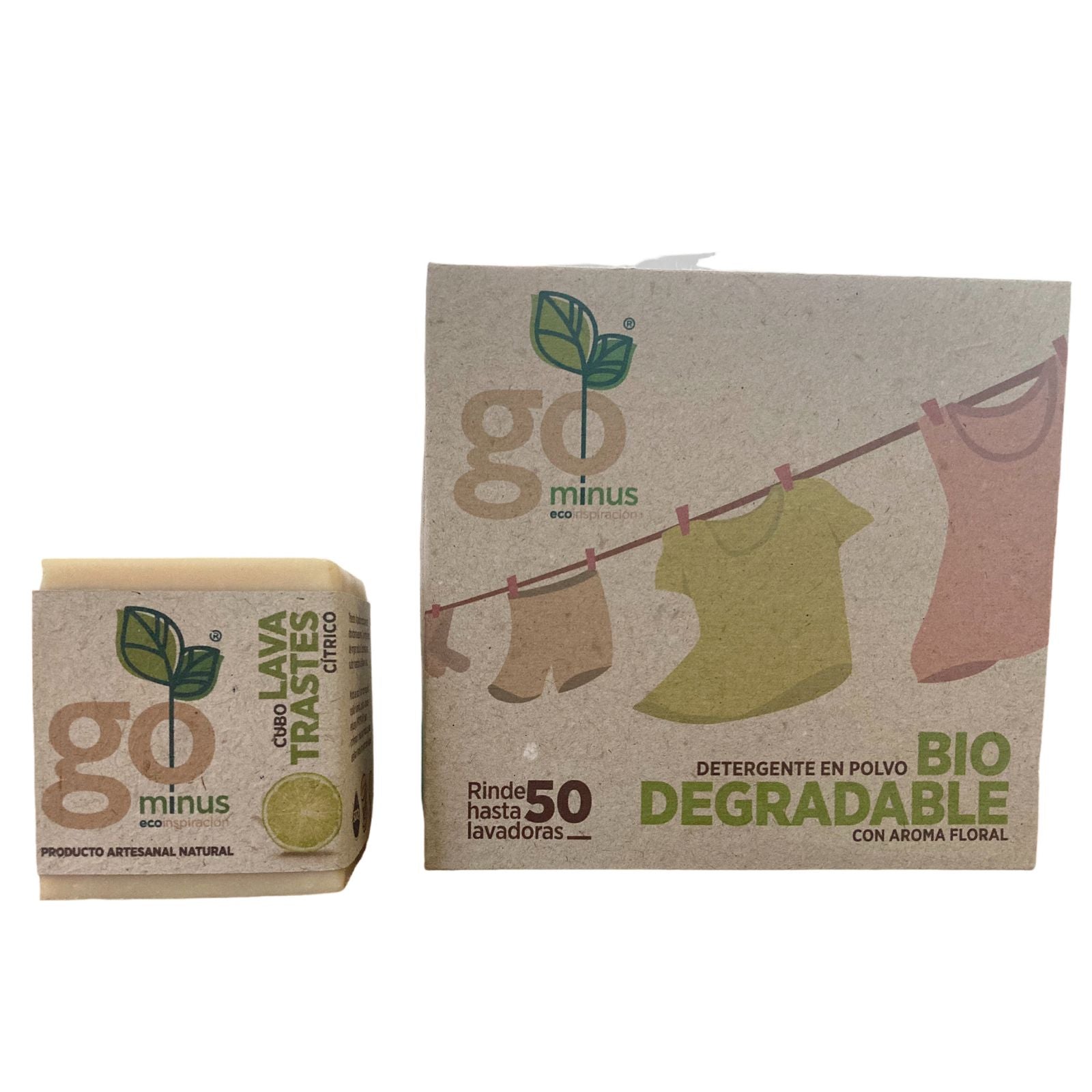 Pack detergente biodegradable + cubo lavatrastes