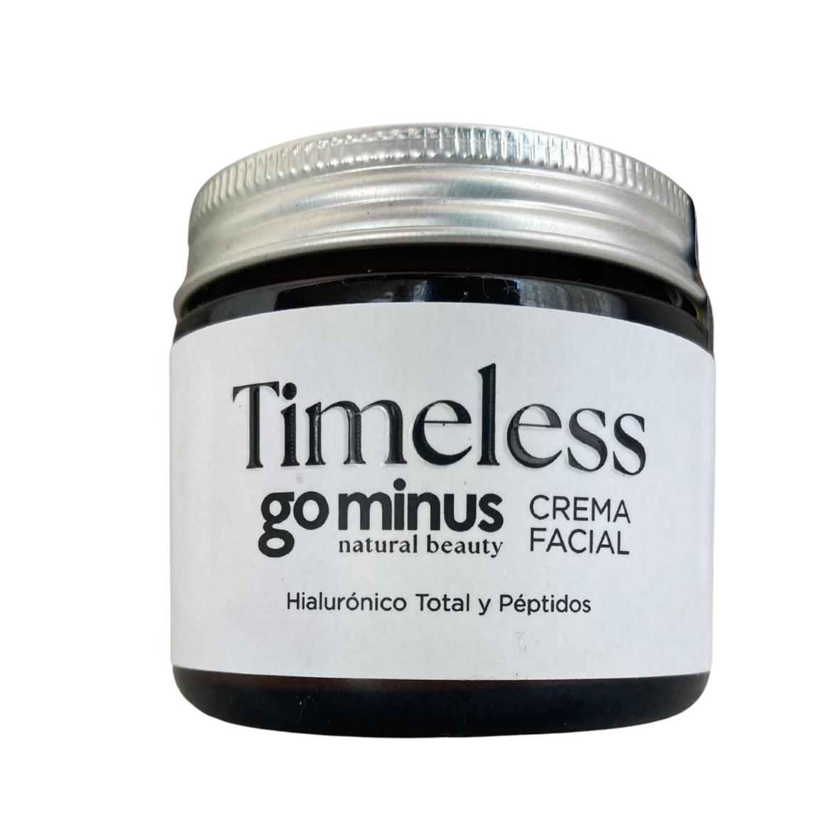Crema facial con hialurónico y péptidos- Timeless